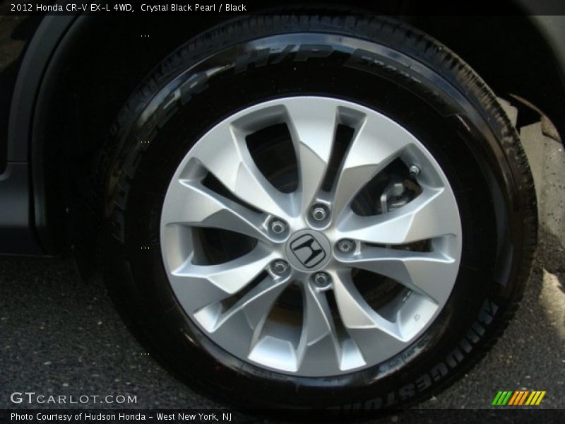 Crystal Black Pearl / Black 2012 Honda CR-V EX-L 4WD