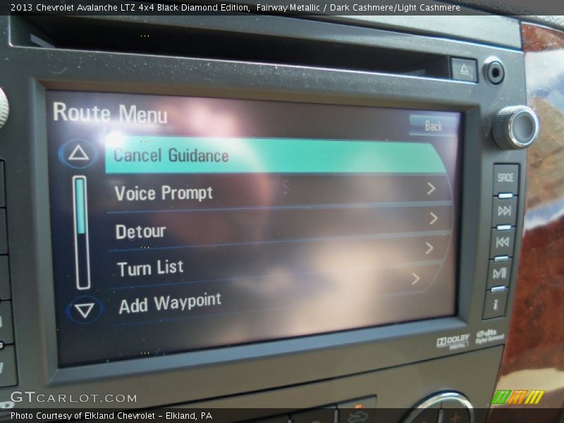 Fairway Metallic / Dark Cashmere/Light Cashmere 2013 Chevrolet Avalanche LTZ 4x4 Black Diamond Edition