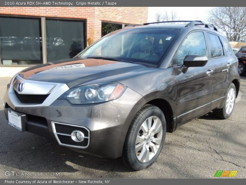 Grigio Metallic / Taupe 2010 Acura RDX SH-AWD Technology