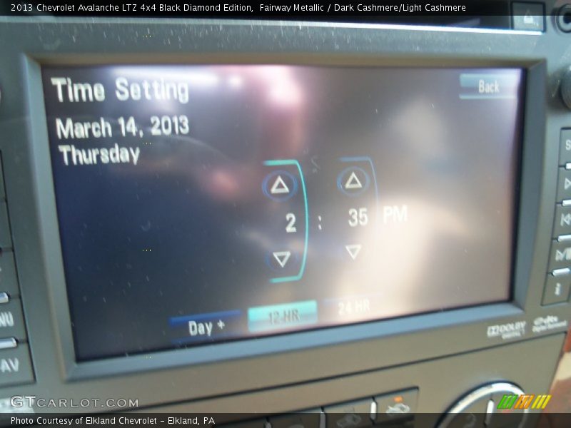 Fairway Metallic / Dark Cashmere/Light Cashmere 2013 Chevrolet Avalanche LTZ 4x4 Black Diamond Edition