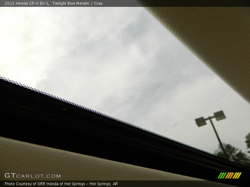 Twilight Blue Metallic / Gray 2013 Honda CR-V EX-L