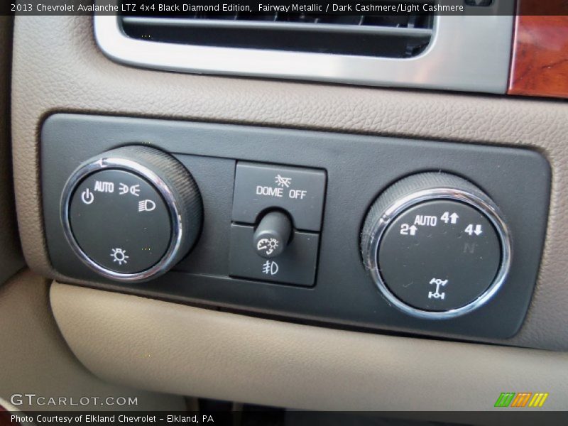 Controls of 2013 Avalanche LTZ 4x4 Black Diamond Edition