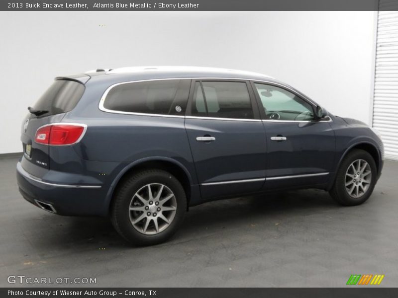 Atlantis Blue Metallic / Ebony Leather 2013 Buick Enclave Leather