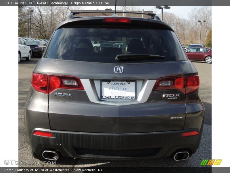 Grigio Metallic / Taupe 2010 Acura RDX SH-AWD Technology