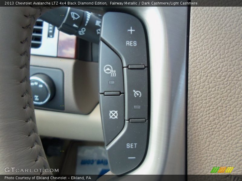 Controls of 2013 Avalanche LTZ 4x4 Black Diamond Edition