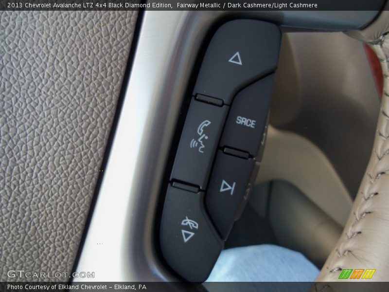 Controls of 2013 Avalanche LTZ 4x4 Black Diamond Edition