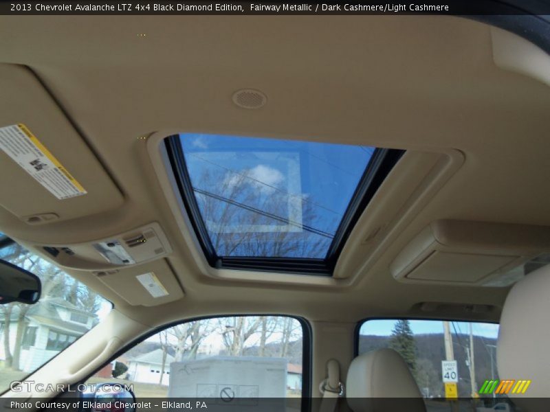 Fairway Metallic / Dark Cashmere/Light Cashmere 2013 Chevrolet Avalanche LTZ 4x4 Black Diamond Edition