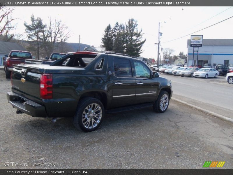 Fairway Metallic / Dark Cashmere/Light Cashmere 2013 Chevrolet Avalanche LTZ 4x4 Black Diamond Edition