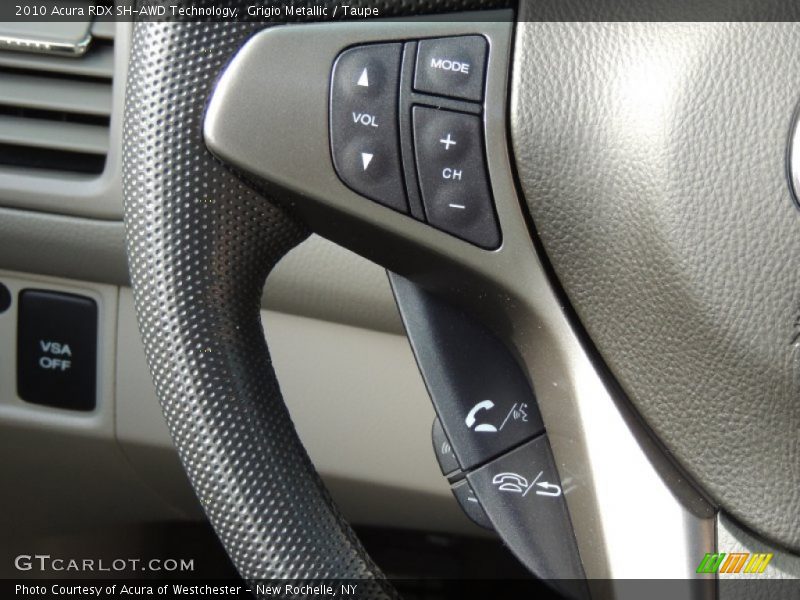 Grigio Metallic / Taupe 2010 Acura RDX SH-AWD Technology