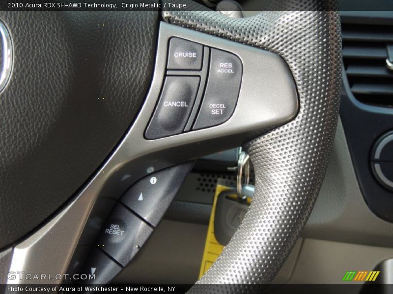Grigio Metallic / Taupe 2010 Acura RDX SH-AWD Technology