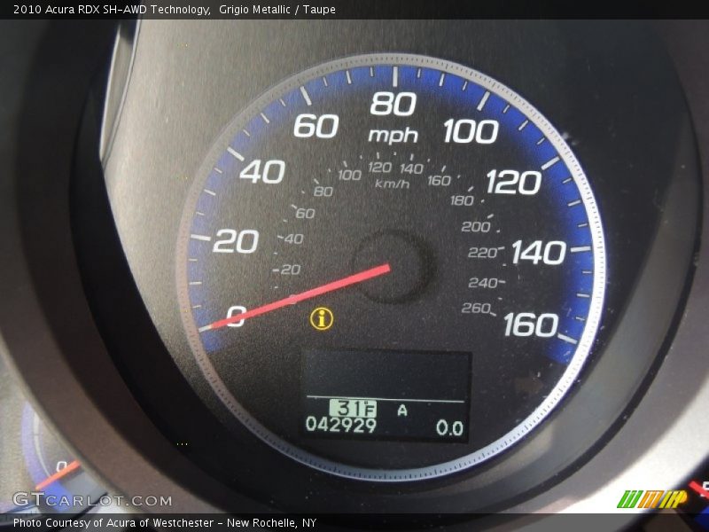 Grigio Metallic / Taupe 2010 Acura RDX SH-AWD Technology