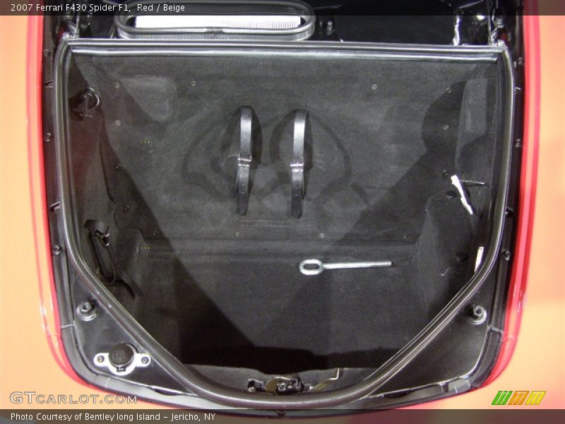2007 Ferrari F430 Spider F1, Front Trunk Open - 2007 Ferrari F430 Spider F1