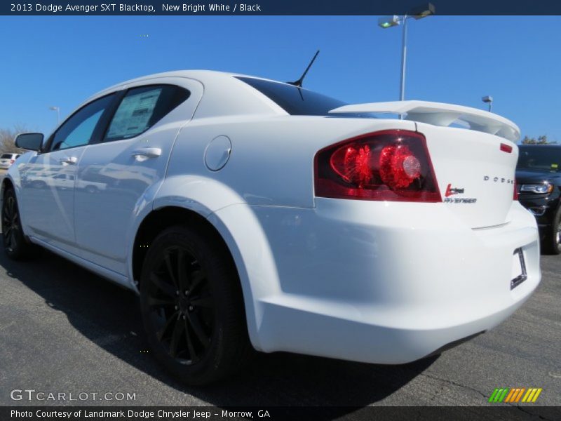 New Bright White / Black 2013 Dodge Avenger SXT Blacktop