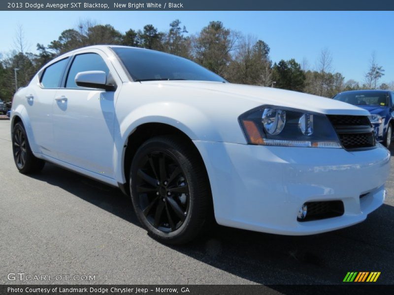 New Bright White / Black 2013 Dodge Avenger SXT Blacktop