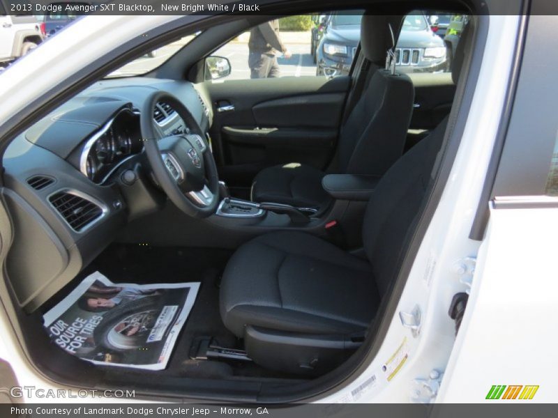 New Bright White / Black 2013 Dodge Avenger SXT Blacktop