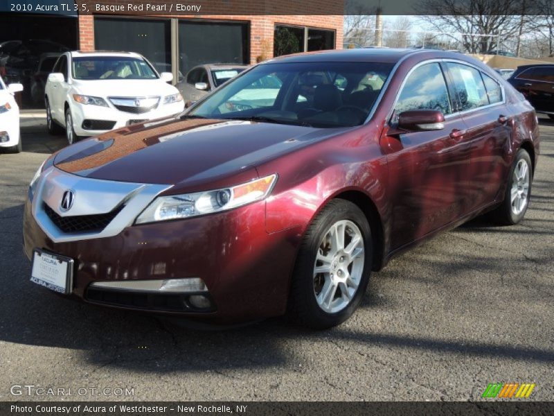 Basque Red Pearl / Ebony 2010 Acura TL 3.5