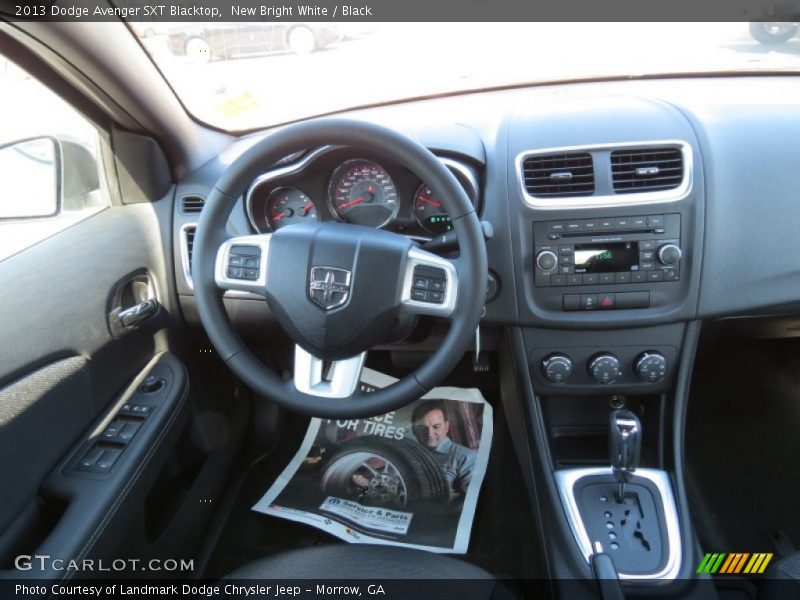 New Bright White / Black 2013 Dodge Avenger SXT Blacktop