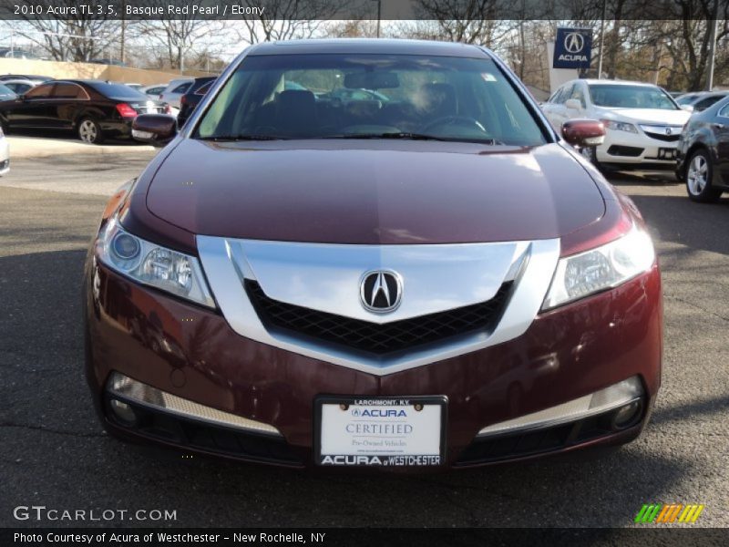 Basque Red Pearl / Ebony 2010 Acura TL 3.5
