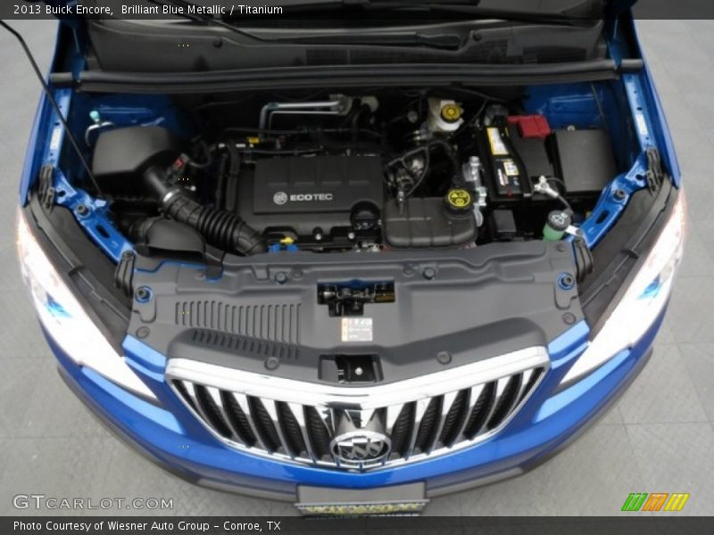  2013 Encore  Engine - 1.4 Liter ECOTEC Turbocharged DOHC 16-Valve VVT 4 Cylinder