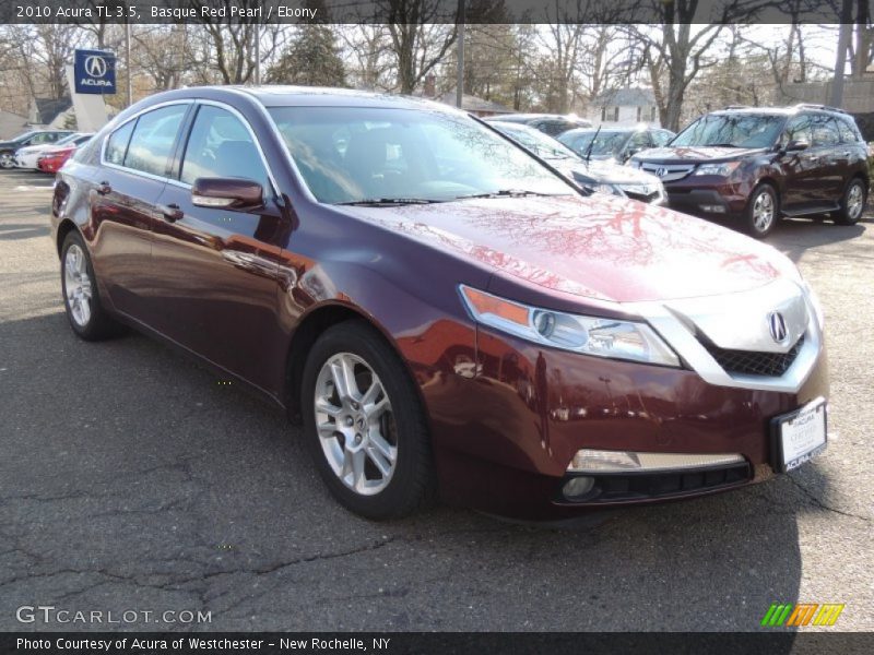 Basque Red Pearl / Ebony 2010 Acura TL 3.5