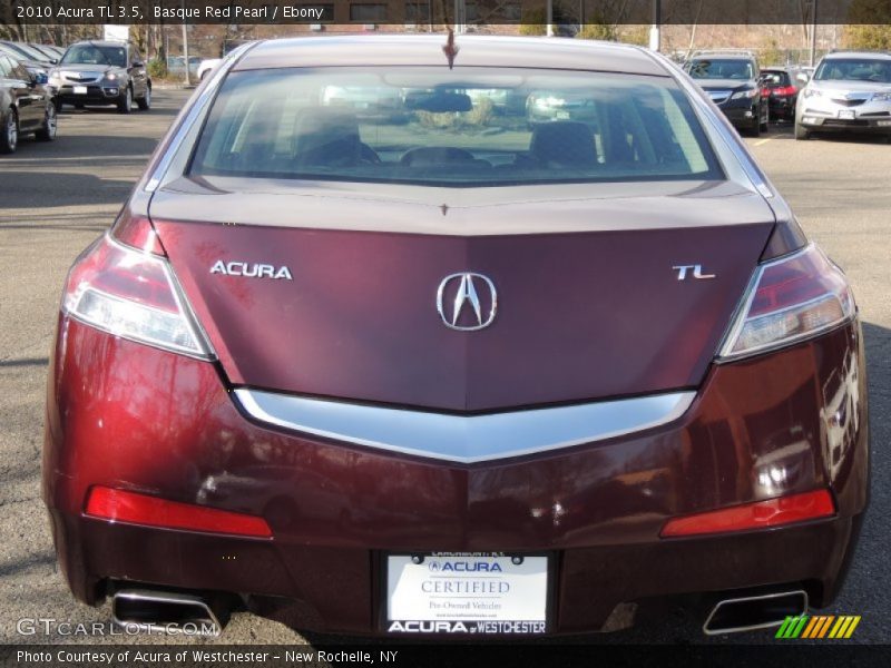 Basque Red Pearl / Ebony 2010 Acura TL 3.5