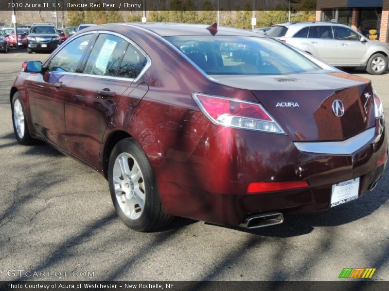 Basque Red Pearl / Ebony 2010 Acura TL 3.5