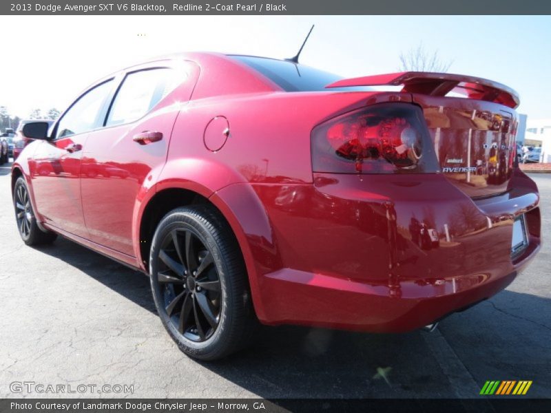 Redline 2-Coat Pearl / Black 2013 Dodge Avenger SXT V6 Blacktop