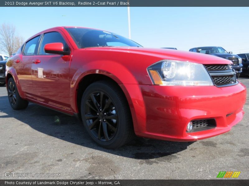 Redline 2-Coat Pearl / Black 2013 Dodge Avenger SXT V6 Blacktop
