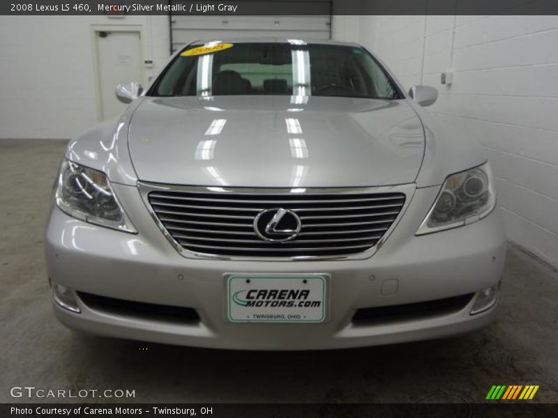 Mercury Silver Metallic / Light Gray 2008 Lexus LS 460