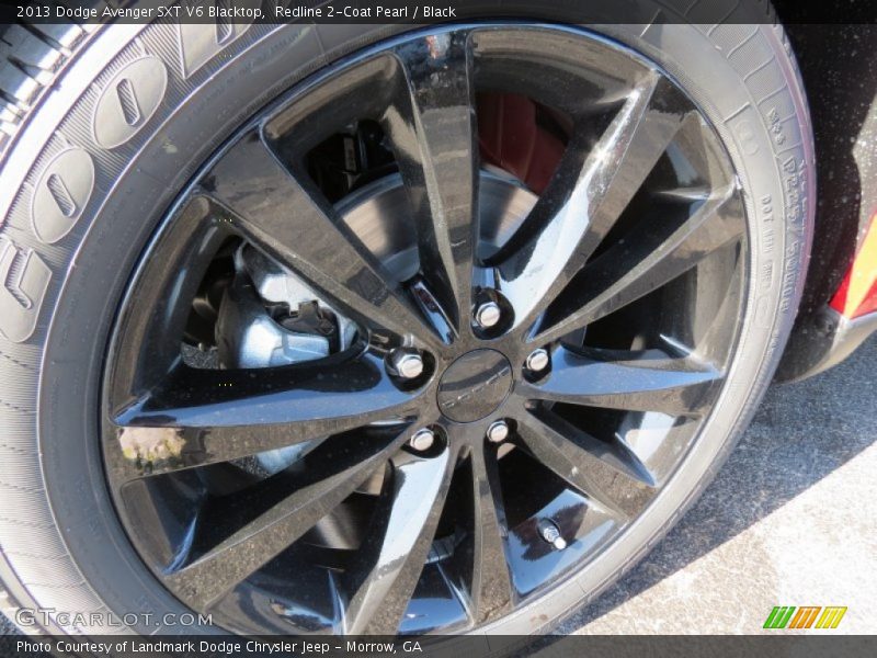  2013 Avenger SXT V6 Blacktop Wheel