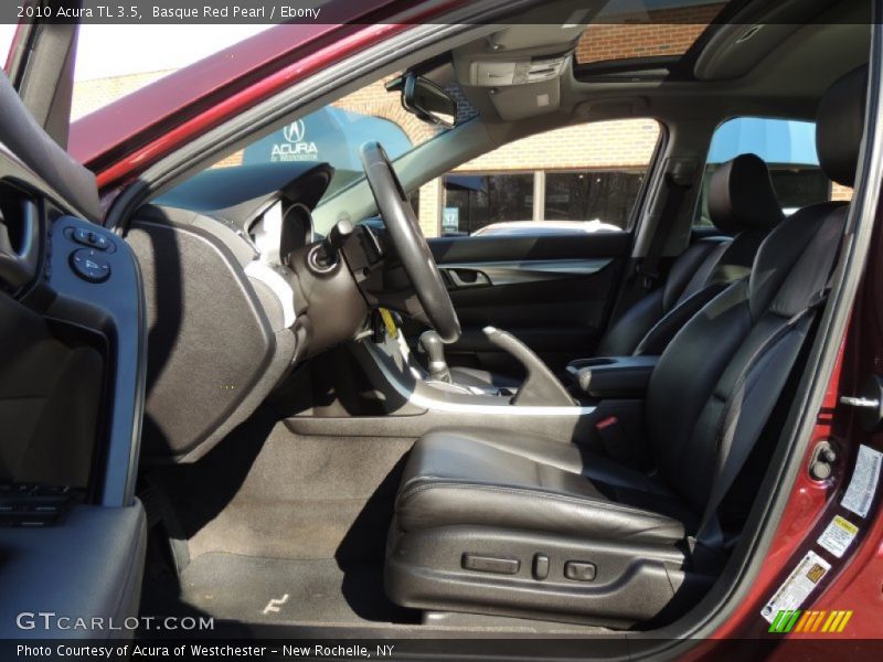 Basque Red Pearl / Ebony 2010 Acura TL 3.5