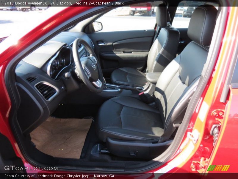 Front Seat of 2013 Avenger SXT V6 Blacktop