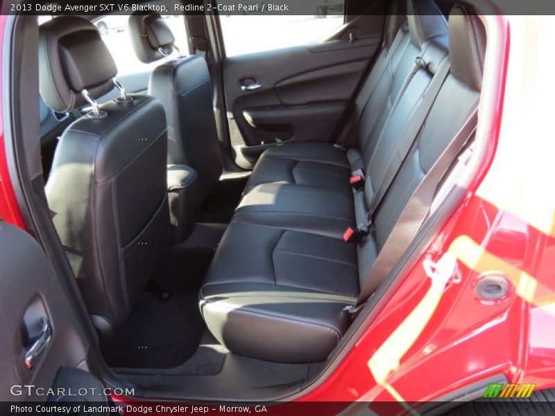 Rear Seat of 2013 Avenger SXT V6 Blacktop