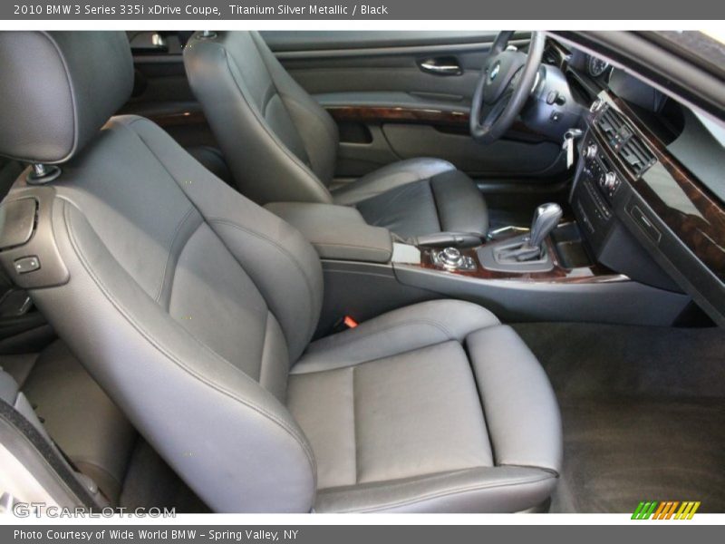 Titanium Silver Metallic / Black 2010 BMW 3 Series 335i xDrive Coupe