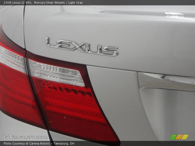 Mercury Silver Metallic / Light Gray 2008 Lexus LS 460