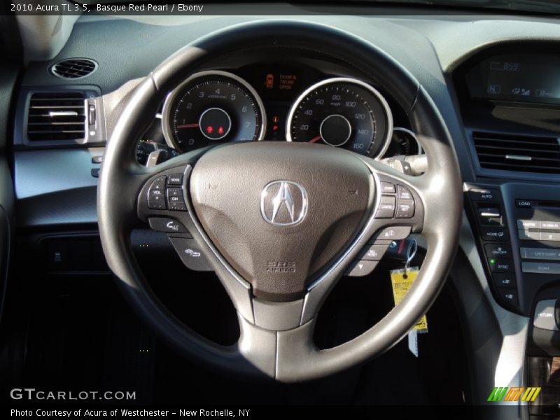 Basque Red Pearl / Ebony 2010 Acura TL 3.5