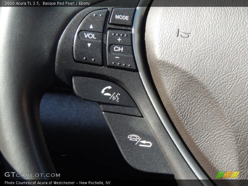 Basque Red Pearl / Ebony 2010 Acura TL 3.5