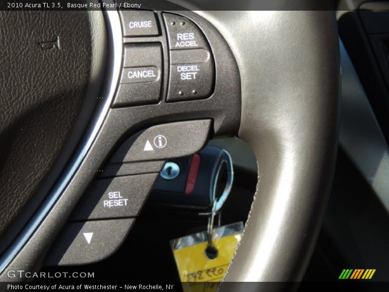 Basque Red Pearl / Ebony 2010 Acura TL 3.5