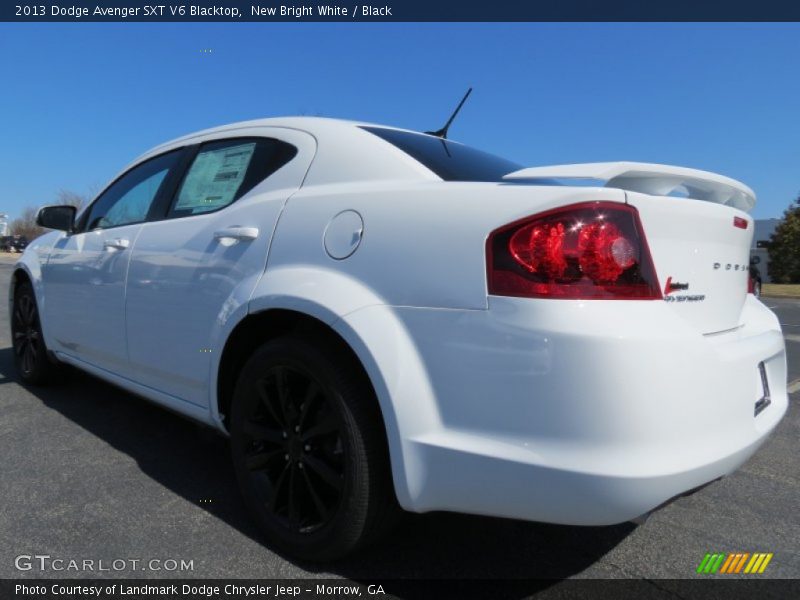 New Bright White / Black 2013 Dodge Avenger SXT V6 Blacktop