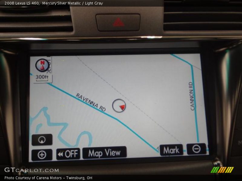 Mercury Silver Metallic / Light Gray 2008 Lexus LS 460