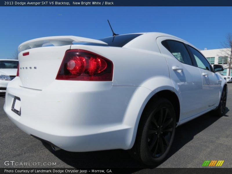 New Bright White / Black 2013 Dodge Avenger SXT V6 Blacktop