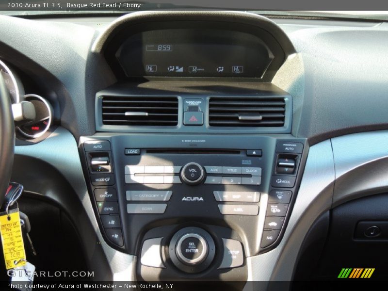 Basque Red Pearl / Ebony 2010 Acura TL 3.5