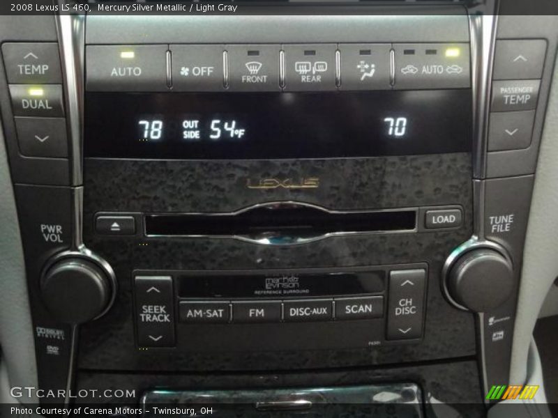 Mercury Silver Metallic / Light Gray 2008 Lexus LS 460