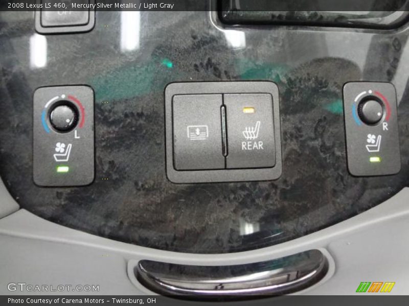 Mercury Silver Metallic / Light Gray 2008 Lexus LS 460