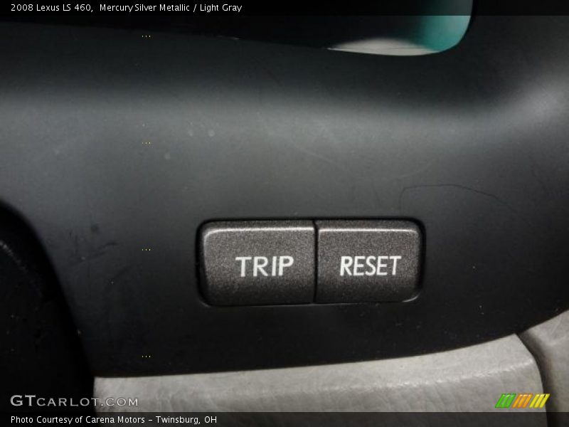 Mercury Silver Metallic / Light Gray 2008 Lexus LS 460