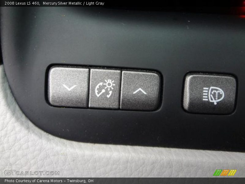 Mercury Silver Metallic / Light Gray 2008 Lexus LS 460