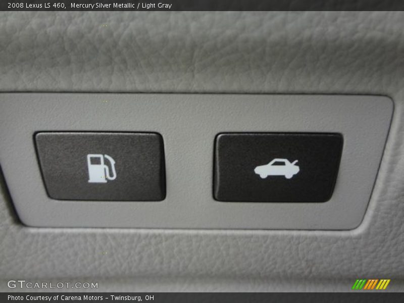 Mercury Silver Metallic / Light Gray 2008 Lexus LS 460