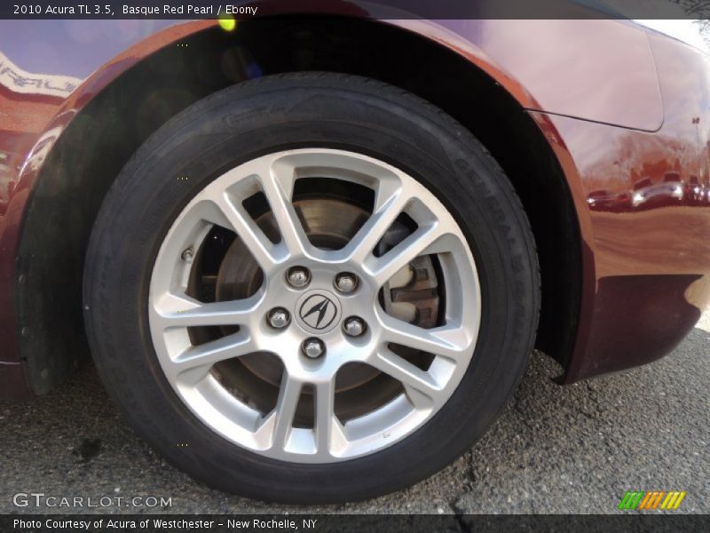 Basque Red Pearl / Ebony 2010 Acura TL 3.5