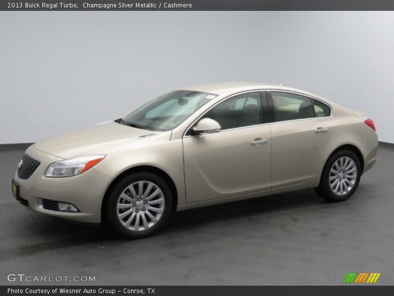 Champagne Silver Metallic / Cashmere 2013 Buick Regal Turbo