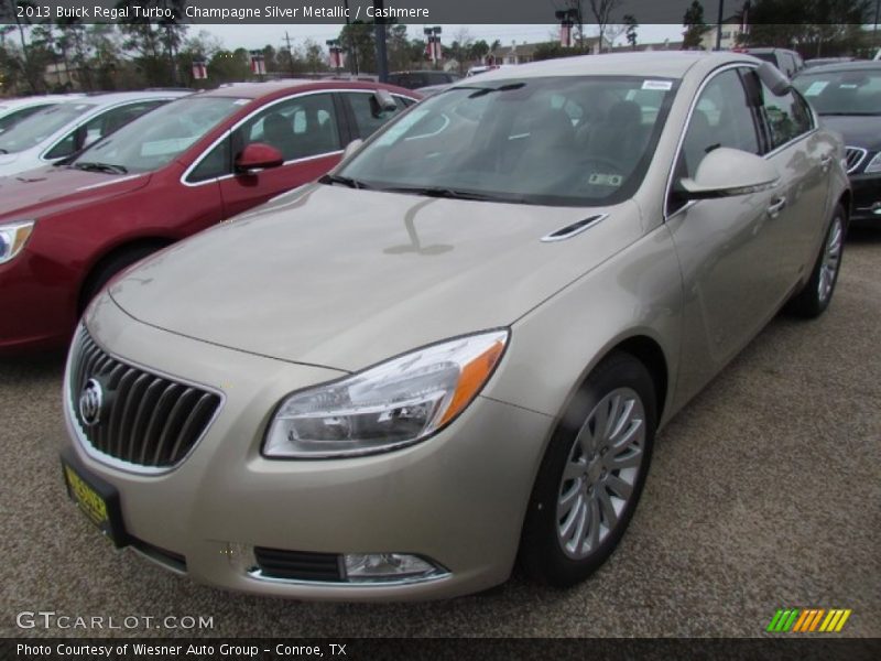 Champagne Silver Metallic / Cashmere 2013 Buick Regal Turbo
